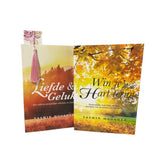 Twee Nederlandse Yasmin Mogahed boeken in de Mogahed boeken bundel met boekenlegger